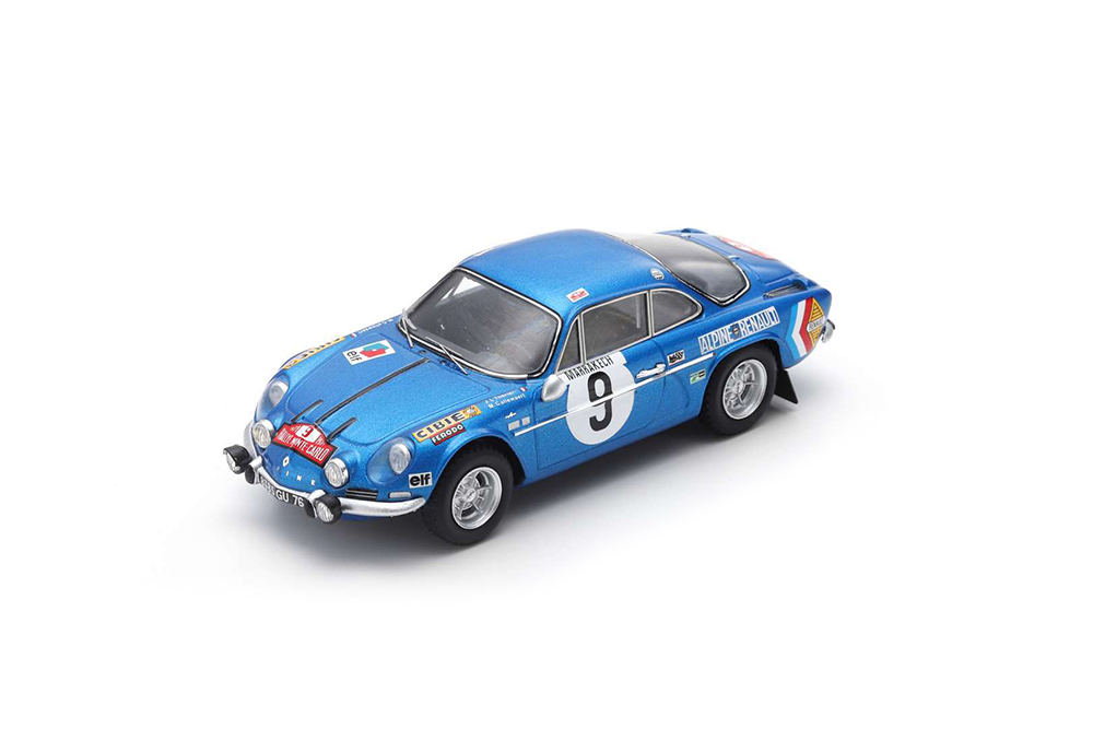 ALPINE A110 #9 2ND MONTE CARLO RALLY 1971 J-L. THERIER M. CALLEWAERT / ALPINE A110 #9 2-Е РАЛЛИ МОНТЕ-КАРЛО 1971 J-L. ТЕРИЕР М. КАЛЛЕВАРТ