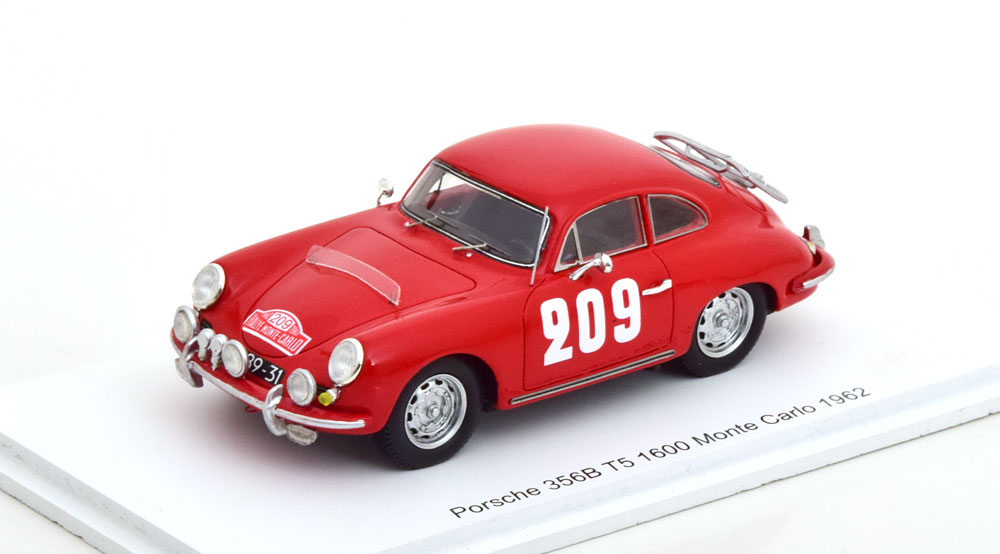 PORSCHE 356 B T5 1600 NO 209 RALLY MONTE CARLO 1962