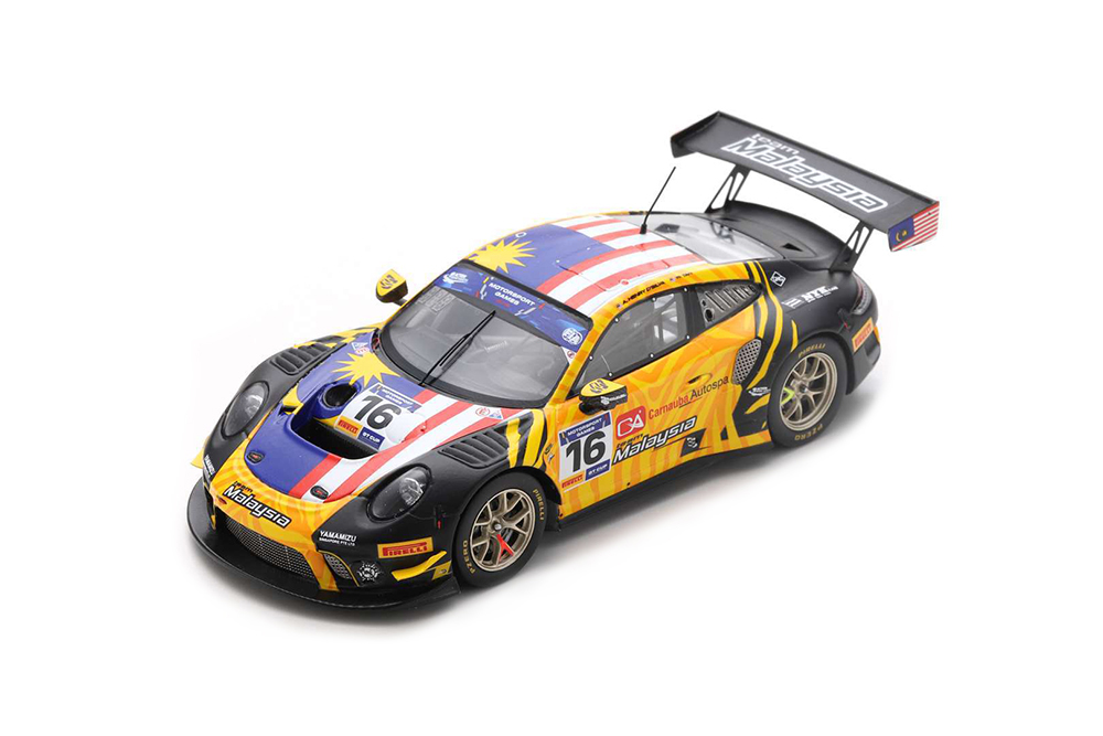 PORSCHE 911 GT3 R #16 FIA MOTORSPORT GAMES GT CUP VALLELUNGA 2019 A. H. D SILVA W. TAN