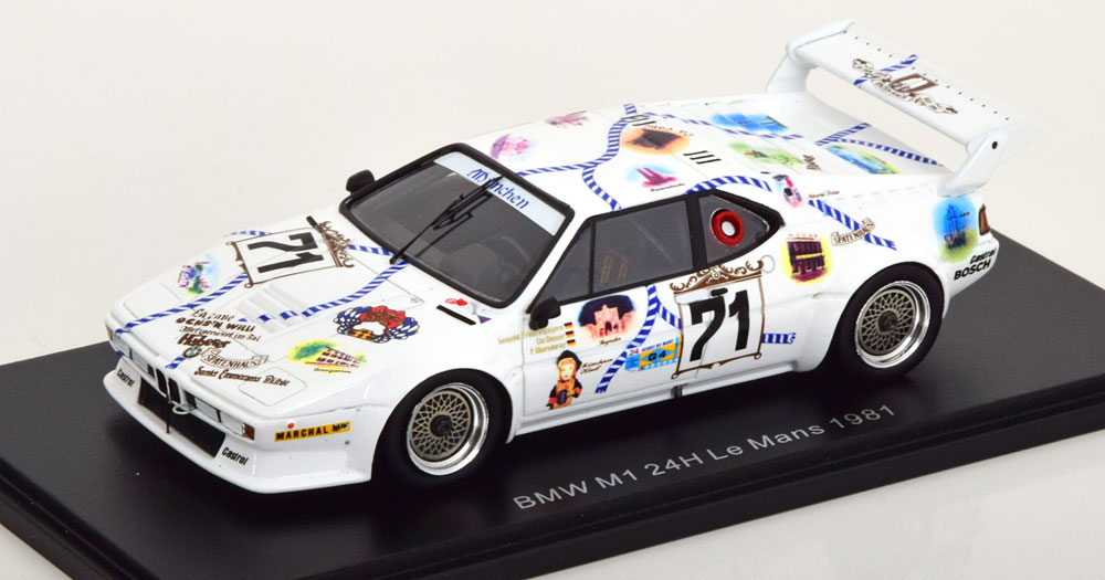 BMW M1 NO 71 24H LE MANS 1981