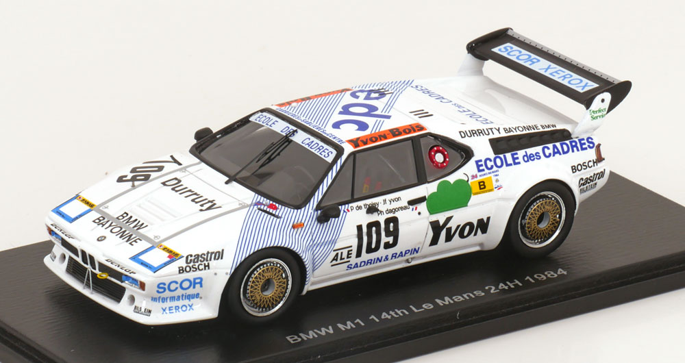BMW M1 E26 NO 109 24H LE MANS 1984