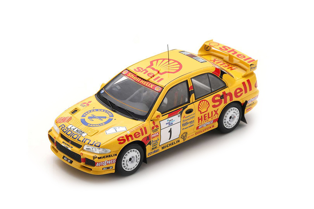 MITSUBISHI LANCER EVOLUTION Ⅲ #1 WINNER RALLY FINLAND 1995 TOMMI MAKINEN SEPPO HARJANNE