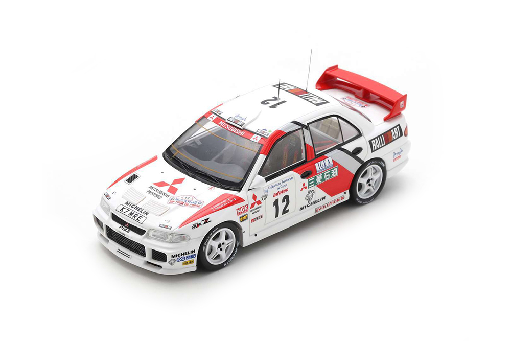 MITSUBISHI LANCER EVOLUTION Ⅲ #12 3RD TOUR DE CORSE RALLY DE FRANCE 1995 AGHINI FARNOCCHIA / MITSUBISHI LANCER EVOLUTION III. #12 3-Й ТУР ДЕ КОРС РАЛЛИ ФРАНЦИИ 1995 АГИНИ ФАРНОККЬЯ
