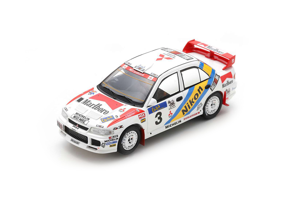 MITSUBISHI LANCER EVOLUTION Ⅲ #3 2ND RALLY HONG KONG BEIJING ARI VATANEN FABRIZIA PONS 1995