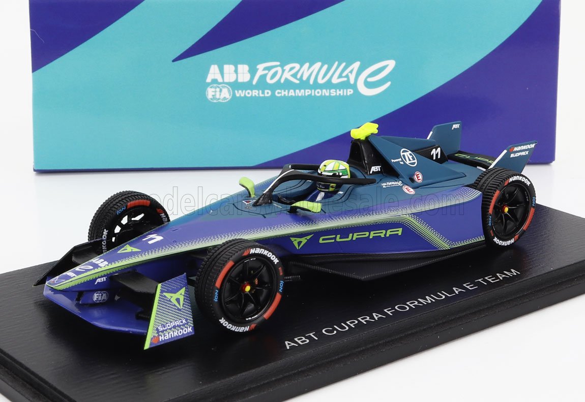 MAHINDRA FORMULA-E M9 ELECTRO TEAM ABT CUPRA N11 SEASON (2023-2024) LUCAS DI GRASSI, BLUE YELLOW