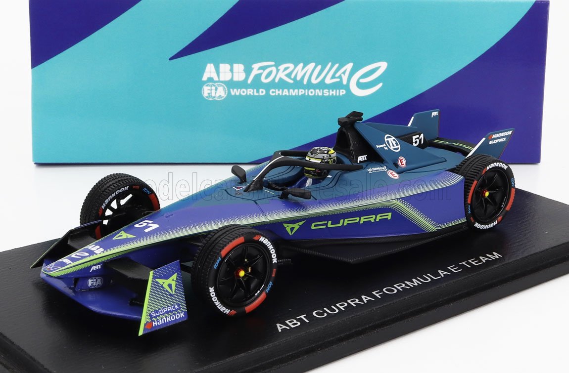 MAHINDRA FORMULA-E M9 ELECTRO TEAM ABT CUPRA N51 SEASON (2023-2024) NICO MULLER, BLUE YELLOW