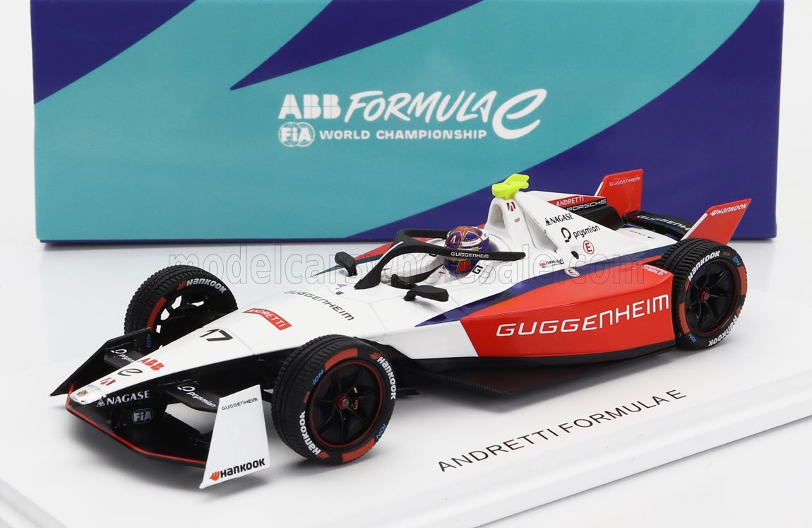 PORSCHE FORMULA-E 99X ELCTRIC TEAM ANDRETTI N17 SEASON (2023-2024) NORMAN NATO, WHITE RED BLACK