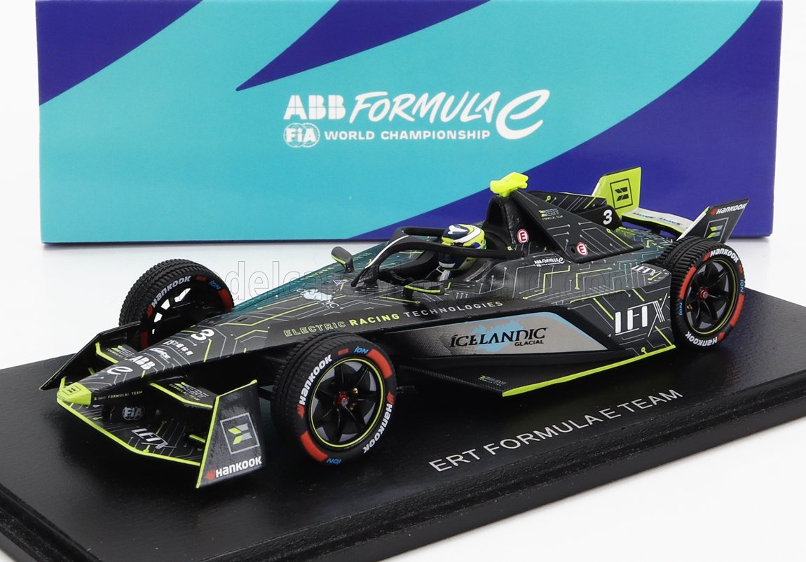 ERT FORMULA-E X24 TEAM ERT #3 SEASON (2023-2024) SERGIO SETTE CAMARA, GREY YELLOW