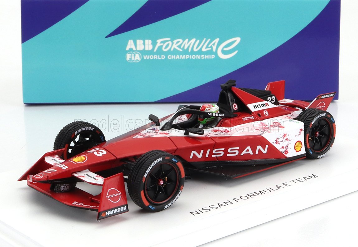 NISSAN FORMULA-E E-4ORCE 04 TEAM NISSAN #23 SEASON (2023-2024) SACHA FENESTRAZ, RED WHITE