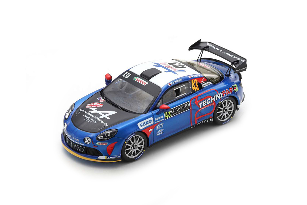 ALPINE A110 RALLY RGT #43 RALLY MONTE CARLO 2021 WINNER R-GT E. GUIGOU A. CORIA / ALPINE A110 RALLY RGT #43 РАЛЛИ МОНТЕ-КАРЛО 2021 ПОБЕДИТЕЛЬ R-GT E. GUIGOU A. CORIA