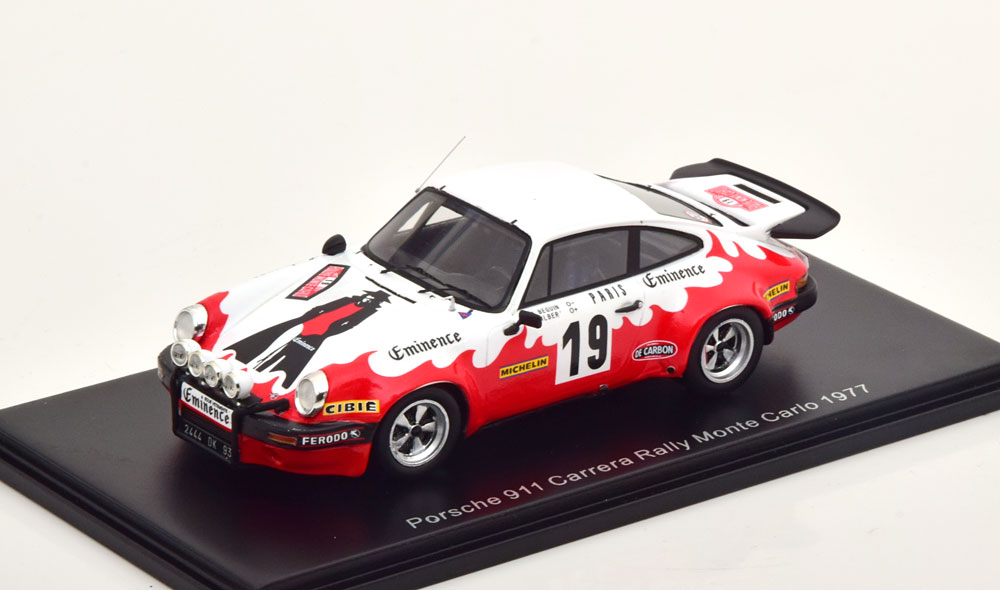 PORSCHE 911 CARRERA NO 19 RALLY MONTE CARLO 1977