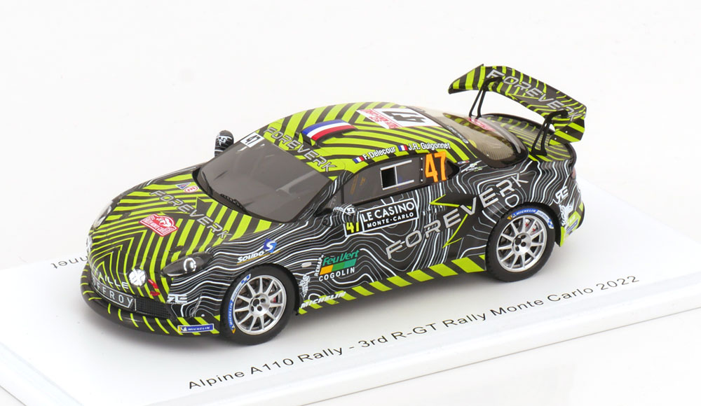 ALPINE A110 RALLY NO 46 RALLY MONTE CARLO 2022