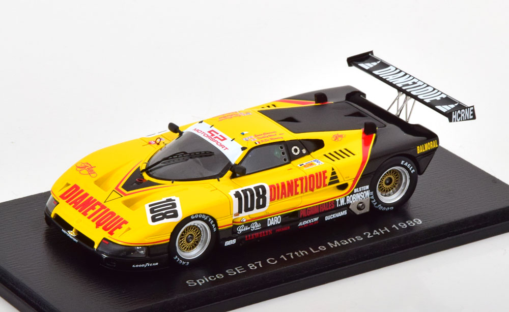 SPICE SE 87 C NO 108 24H LE MANS 1989