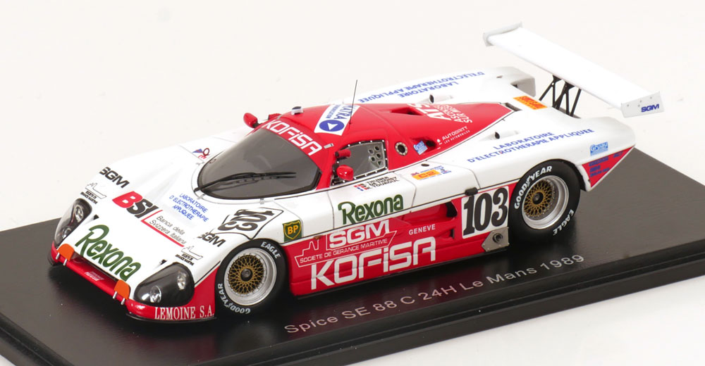SPICE SE 88C NO 103 24H LE MANS 1989