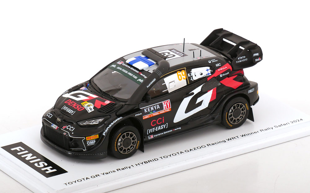 TOYOTA GR YARIS RALLY 1 HYBRID WINNER WRT RALLY SAFARI 2024