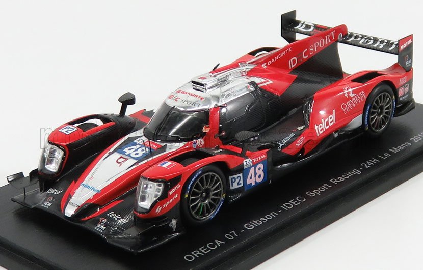 ORECA 07 GIBSON TEAM IDEC SPORT RACING N48 24H LE MANS (2018) P.LAFARGUE -P.L.CHATIN - M.ROJAS, RED