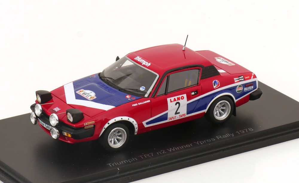 TRIUMPH TR7 WINNER YPRES RALLY 1978