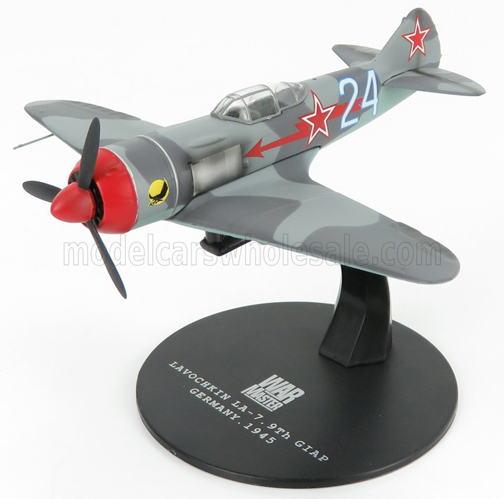 LAVOCHKIN LA-7 9TH GIAP GERMANY AIRPLANE 1945, MILITARY CAMOUFLAGE
