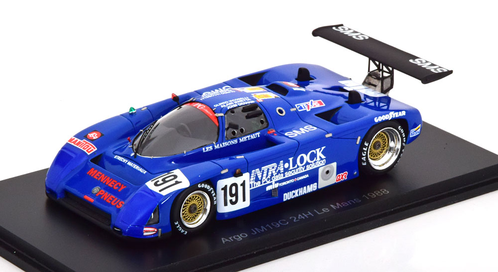 ARGO JM19C NO 191 24H LE MANS 1988