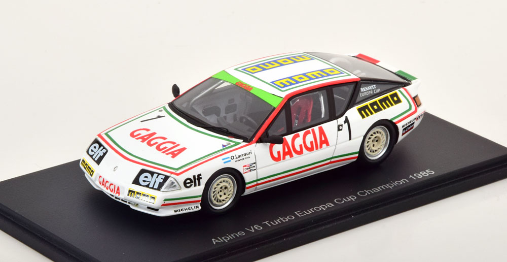 RENAULT ALPINE V6 TURBO NO 1 EUROPE CUP CHAMPION 1985