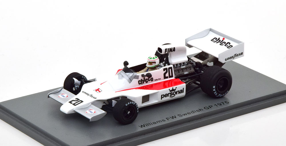WILLIAMS FW07 GP SWEDEN 1975