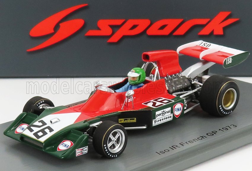 ISO RIVOLTA F1  IR N26 FRENCH GP (1973) H.PESCAROLO, GREEN RED