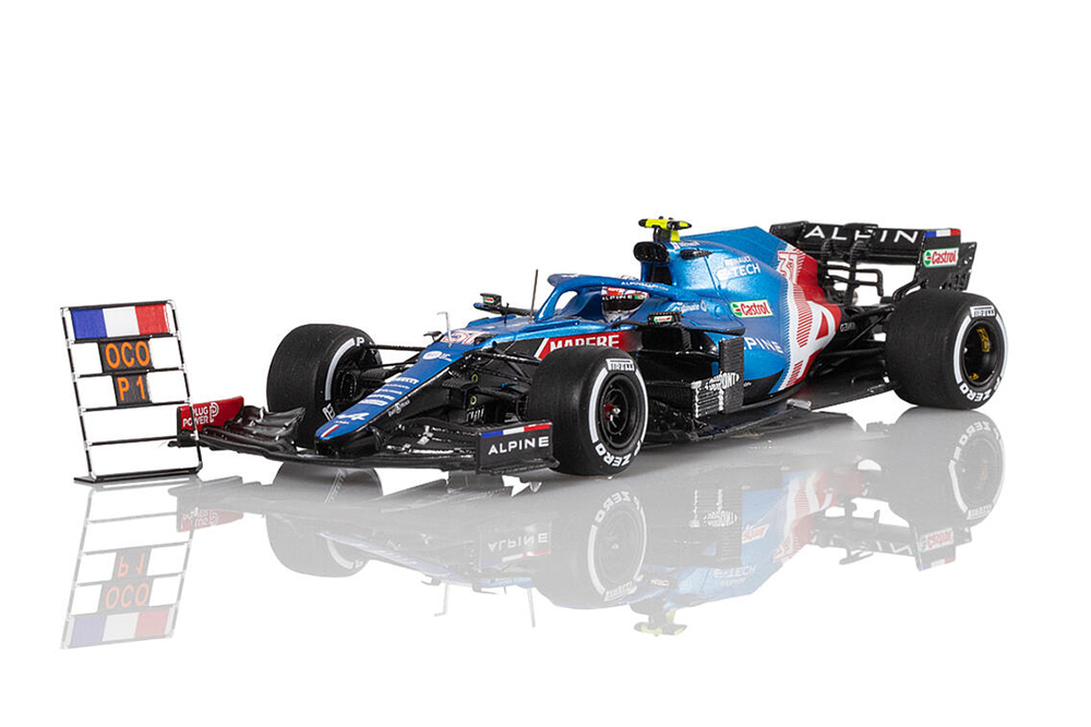 ALPINE A521 WINNER GP HUNGARY ESTEBAN OCON 2021