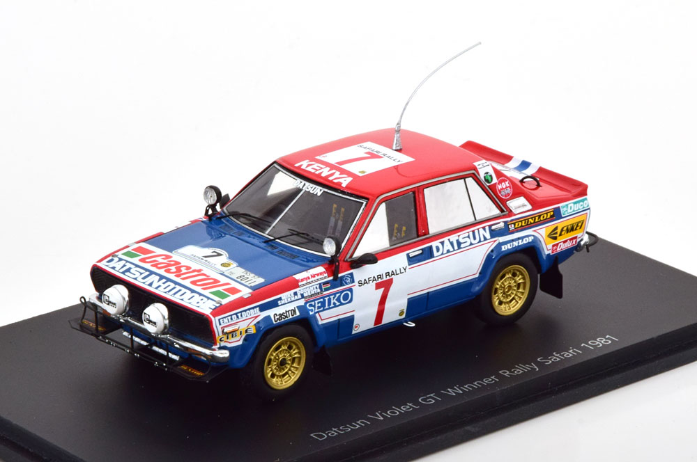DATSUN VIOLET GT WINNER RALLY SAFARI 1981