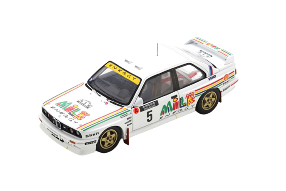 BMW M3 E30 #5 RALLY 1000 LAKES FINLAND 1988 ARI VATANEN/BRUNO BERGLUND