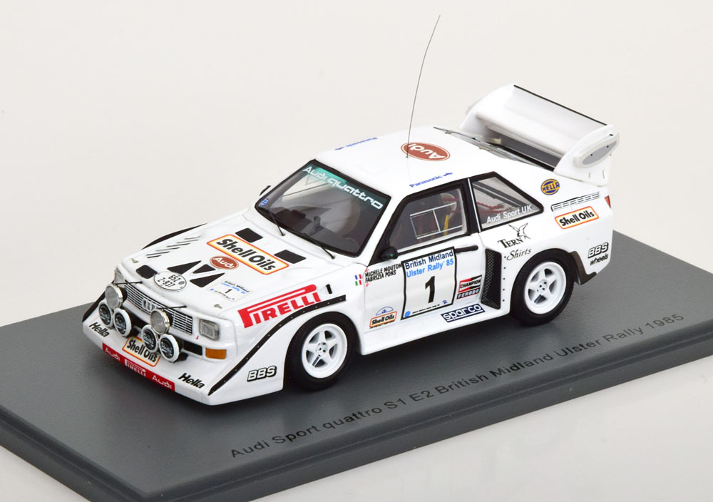 AUDI SPORT QUATTRO S1 NO 1 BRITISH ULSTER RALLY 1985