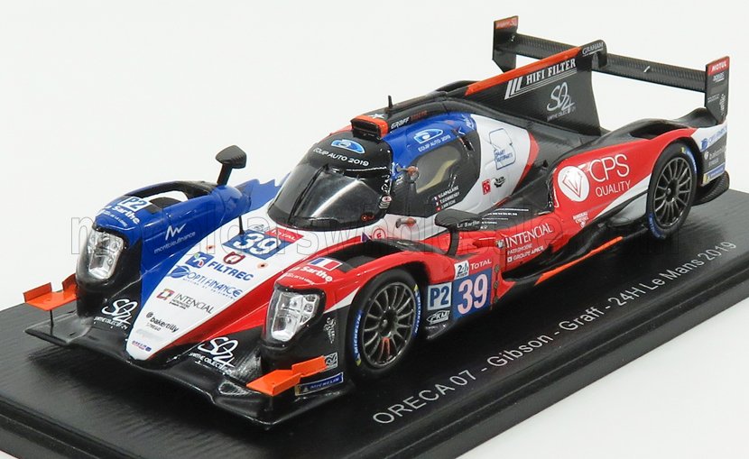 ORECA 07 GIBSON GK428 4.2L V8 TEAM GRAFF N39 24H LE MANS (2019) T.GOMMENDY - V.CAPILLAIRE - J.HIRSCHI, BLUE WHITE BLACK