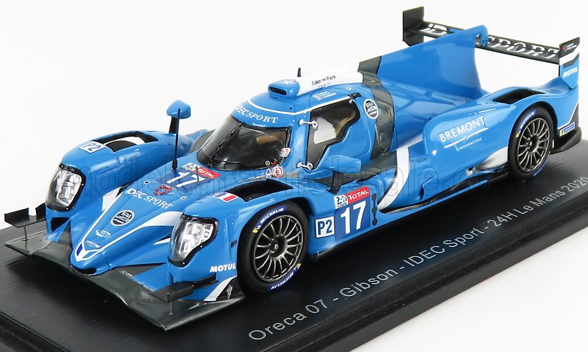 ORECA 07 GIBSON TEAM IDEC SPORT RACING N17 15TH 24H LE MANS (2020) J.KENNARD - P.PILLET - K.TILLEY, BLUE