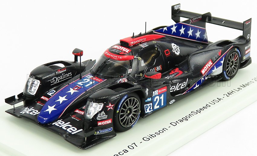 ORECA 07 GIBSON TEAM DRAGONSPEED USA N21 24H LE MANS (2020) T.BURET - J.P.MONTOYA - M.ROJAS, BLACK BLUE