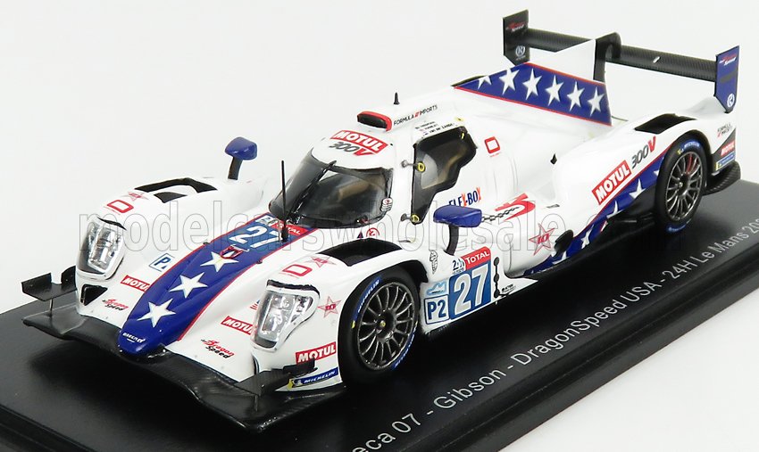 ORECA 07 GIBSON TEAM DRAGINSPEED USA N27 16TH 24H LE MANS (2020) B.HANLEY - H.HEDMAN - R.VAN DER ZANDE, WHITE BLUE