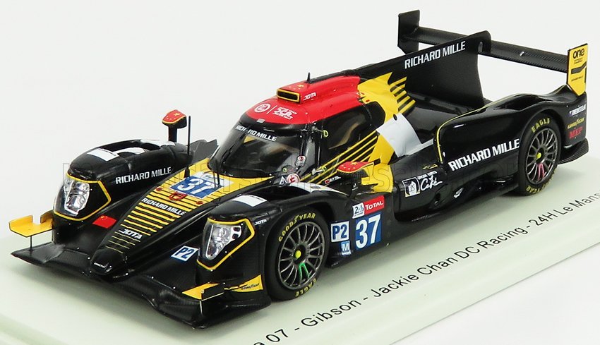 ORECA 07 GIBSON TEAM JACKIE CHAN DC RACING N37 24TH LE MANS (2020) G.AUBRY - W.STEVENS - H.P.TUNG, BLACK YELLOW