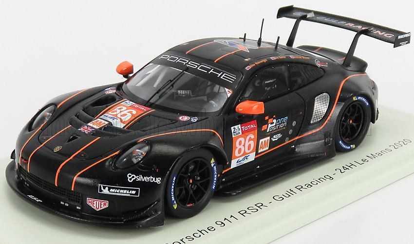 PORSCHE 911 991-2 RSR 4.0L TEAM GULF RACING N86 24H LE MANS (2020) B.BARKER - M.WAINWRIGHT - A.WATSON, BLACK
