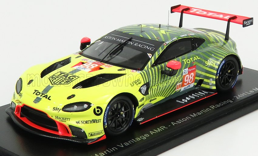 ASTON MARTIN VANTAGE AMR TEAM ASTON MARTIN RACING #98 33TH 24H LE MANS (2020) P.DELLA LANA - A.FARFUS - R.GUNN, YELLOW