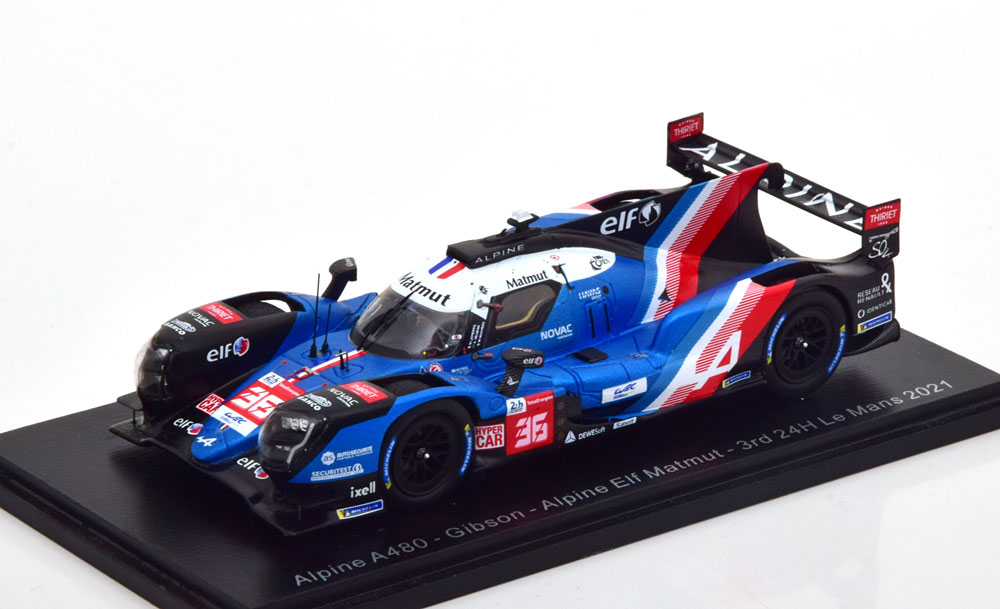 ALPINE GIBSON A480 NO 36 3RD 24H LE MANS 2021