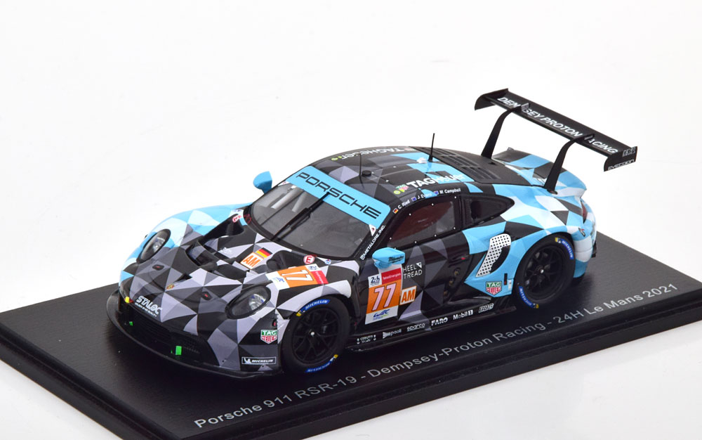 PORSCHE 911 RSR-19 NO 77 24H LE MANS 2021