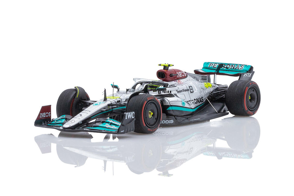 MERCEDES AMG W13E PERFORMANCE GP BAHRAIN 2022 HAMILTON / МЕРСЕДЕС AMG W13E ВЫСТУПЛЕНИЕ ГРАН-ПРИ БАХРЕЙНА 2022 ГАМИЛЬТОН