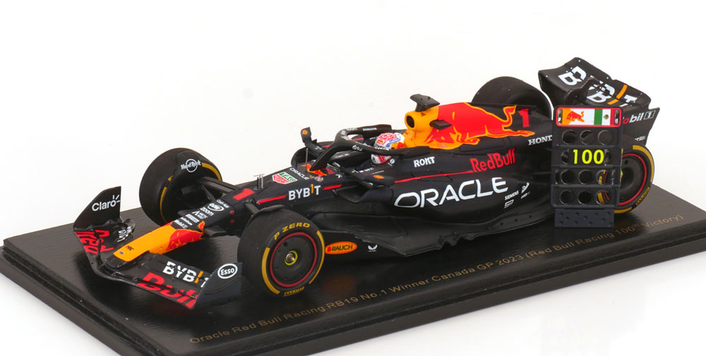 RED BULL RB19 WINNER GP CANADA WORLD CHAMPION 2023