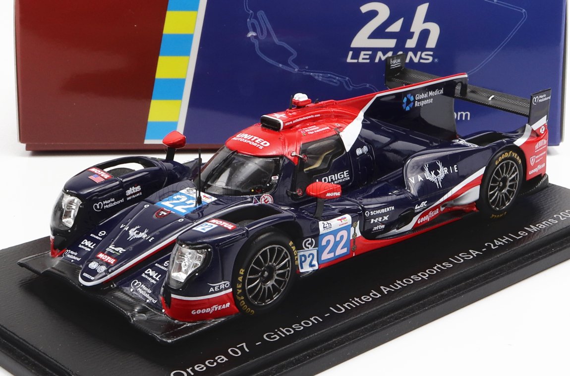 ORECA GIBSON 07 GK428 4.2L V8 TEAM UNITED AUTOSPORTS USA N22 24H LE MANS (2022) P.HANSON - F.ALBUQUERQUE - W.OWEN, BLACK RED