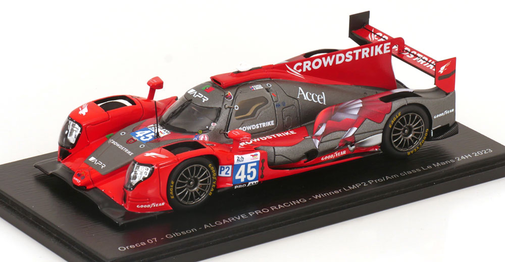 ORECA 07 GIBSON WINNER LMP2  PRO AM CLASS  24H LE MANS, KURTZ/ALLEN/BRAUN (2023)