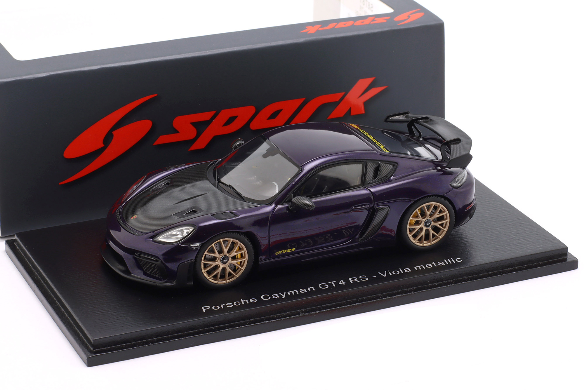 PORSCHE 718 CAYMAN GT4 RS WEISSACH PACKAGE 2023 VIOLA METALLIC / ПОРШЕ 718 КАЙМАН GT4 RS ПАКЕТ ВАЙСАХ ФИОЛЕТОВЫЙ МЕТАЛЛИК