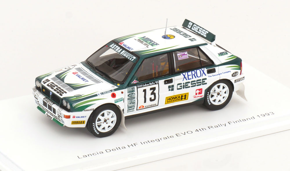 LANCIA DELTA HF INTEGRALE 16V NO 13 RALLY FINLAND 1993