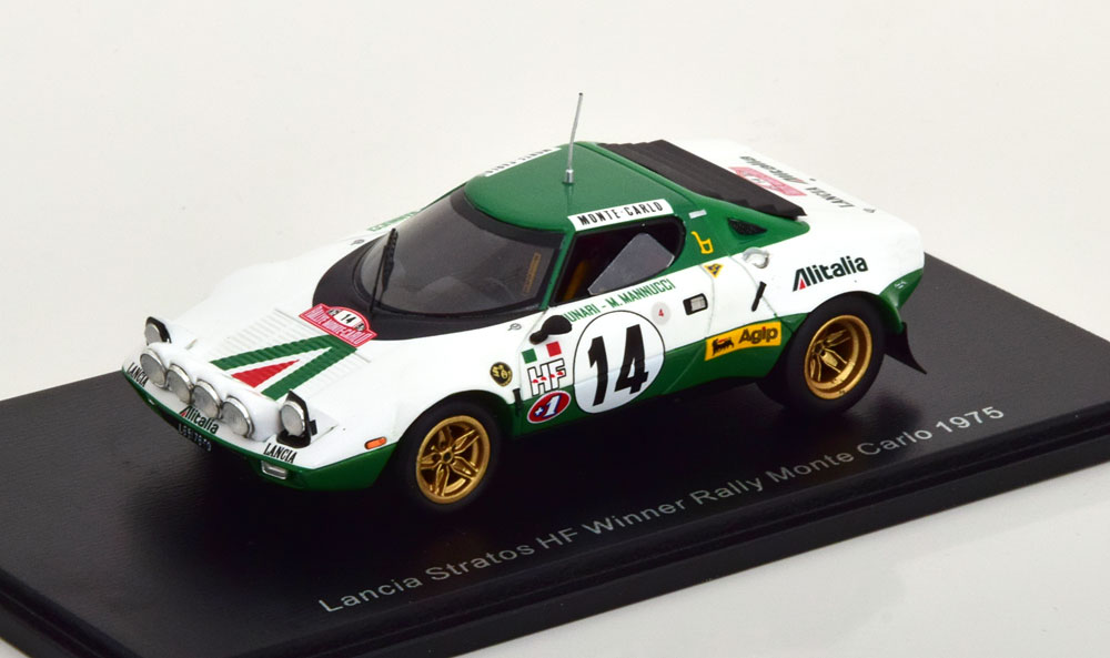 LANCIA STRATOS HF WINNER RALLY MONTE CARLO 1975 ALITALIA