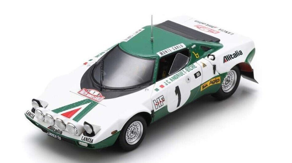 LANCIA STRATOS HF #1 RALLYE MONTE CARLO ANDRUET/JOUANNY 1975