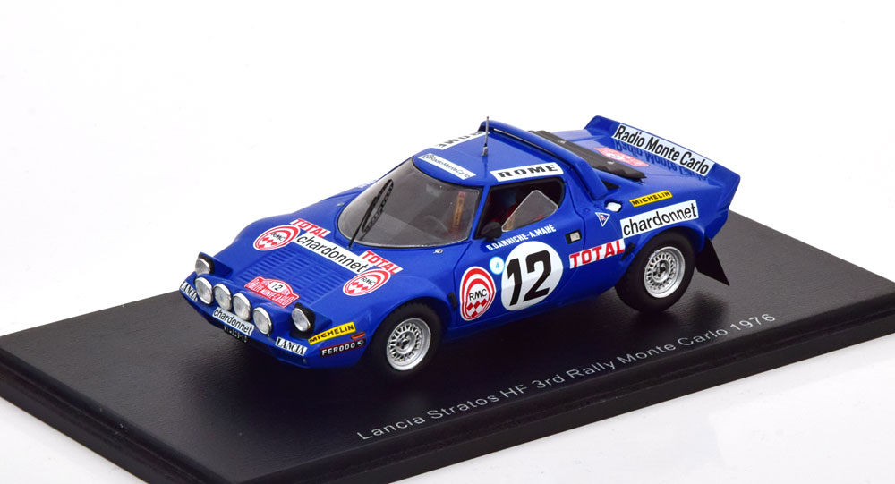 LANCIA STRATOS HF NO 12  RALLY MONTE CARLO, DARNICHE/MAHÉ (1976)