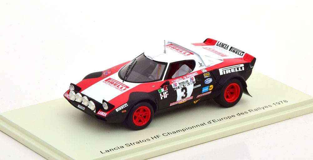 LANCIA STRATOS HF CHAMPIONAT D EUROPE DES RALLYES, CARELLO/PERISSINOT (1978)
