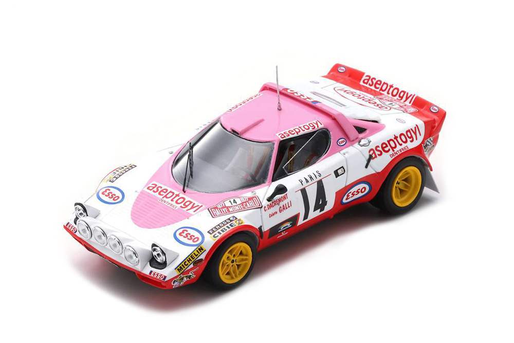LANCIA STRATOS #14 WINNER COUPES DES DAMES MONTE CARLO 1977 C.DACREMONT C.GALLI